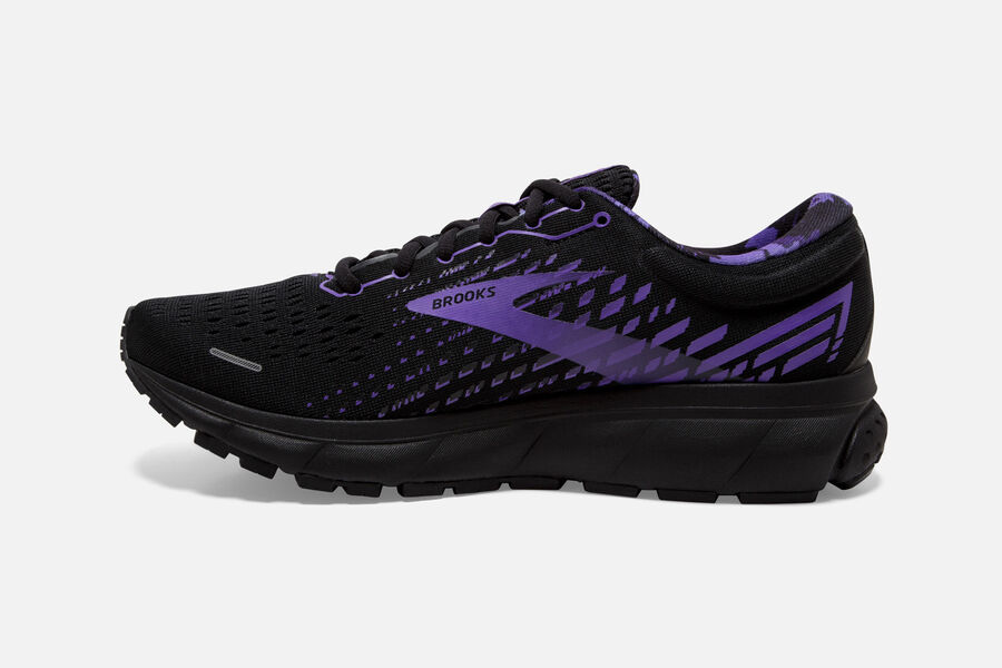 Brooks Israel Ghost 13 Road Running Shoes Mens - Black/Purple - MRD-197658